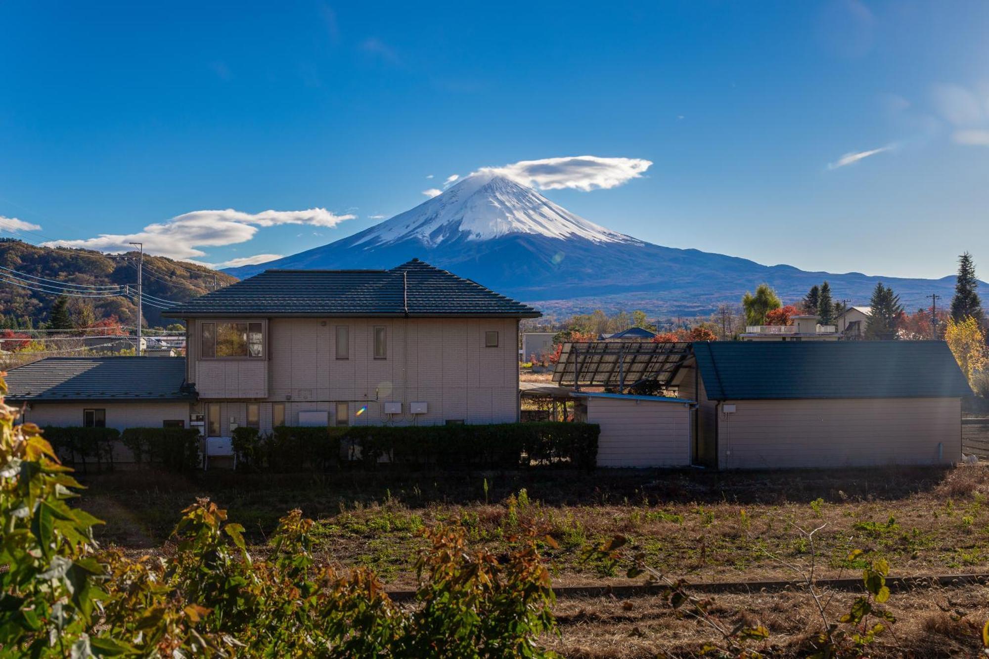 View Of Mt Fuji Free Transportation Bicycle Rental Ok 富士山眺望 Fujikawaguchiko Ngoại thất bức ảnh